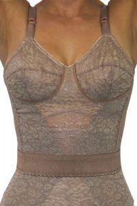 Rago Upper Body Extra Firm Shaping Long Line Bra - Mocha